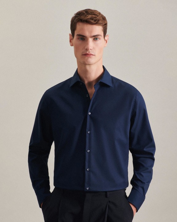 Chemise personnalisable SEIDENSTICKER Seidensticker Slim Fit 1/1 Business Kent
