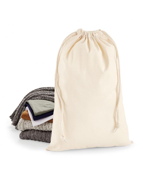 Tasche WESTFORDMILL Kordelzugtasche aus Premium-Baumwolle personalisierbar
