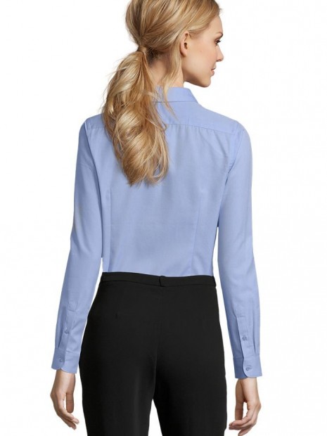 Chemises à personnaliser SOL'S Brody Women bleu ciel