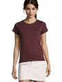 T-Shirts à personnaliser SOL'S Regent Fit Women oxblood chiné