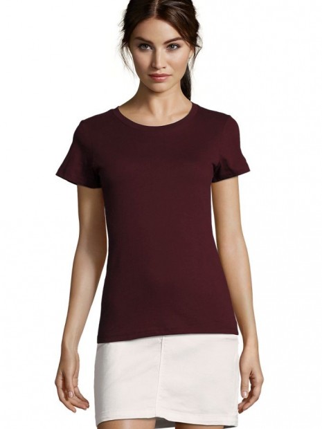T-Shirts à personnaliser SOL'S Regent Fit Women oxblood