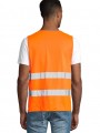 Gilets de sécurité à personnaliser SOL'S Secure Pro orange fluo