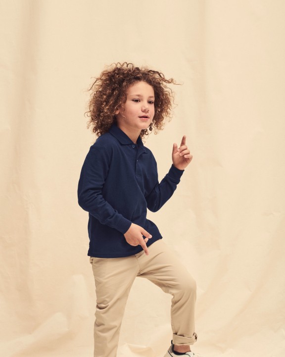 Polo personnalisable FOL Polo enfant 65/35 manches longues