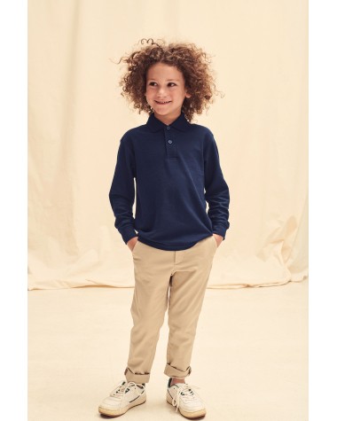 Polo personnalisable FOL Polo enfant 65/35 manches longues