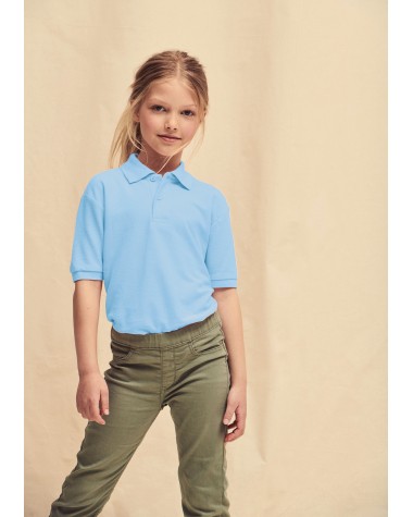 FOL Kinder-Polohemd 65/35 Poloshirt personalisierbar