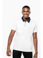 Polo personnalisable KARIBAN Polo jersey bicolore homme