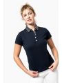 Polo personnalisable KARIBAN Polo jersey bicolore femme