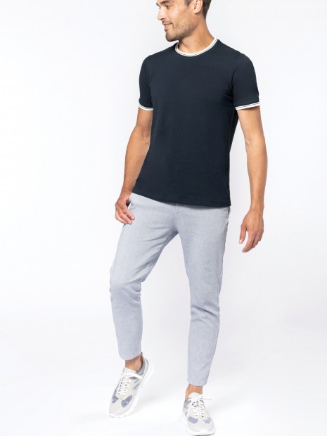 T-Shirts à personnaliser KARIBAN T-shirt maille piquée col rond homme 