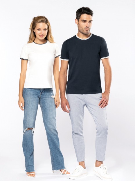 T-Shirts à personnaliser KARIBAN T-shirt maille piquée col rond homme 