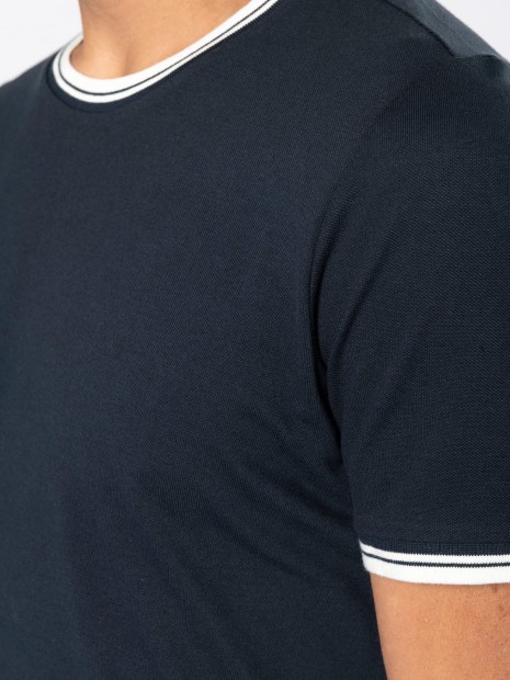 T-Shirts à personnaliser KARIBAN T-shirt maille piquée col rond homme 