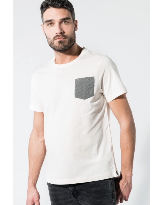 T-shirt personnalisable KARIBAN T-shirt coton Bio avec poche