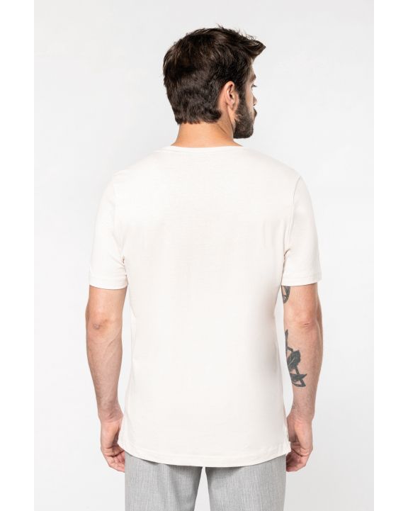 T-Shirt KARIBAN T-Shirt aus Bio-Baumwolle mit Brusttasche personalisierbar