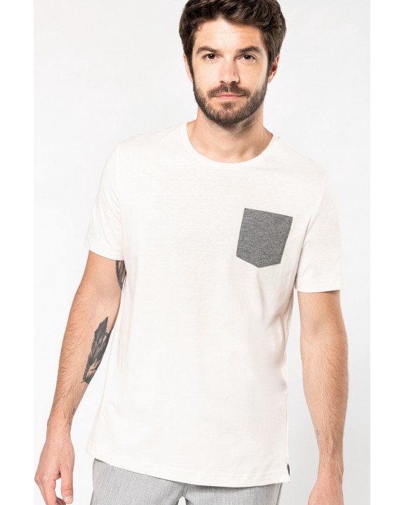 T-shirt personnalisable KARIBAN T-shirt coton Bio avec poche