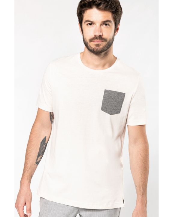 T-shirt personnalisable KARIBAN T-shirt coton Bio avec poche