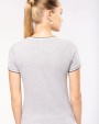 T-shirt personnalisable KARIBAN T-shirt maille piquée col V femme