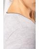 T-shirt KARIBAN Dames-t-shirt piqué V-hals voor bedrukking & borduring