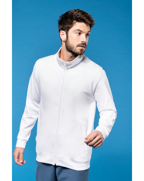 Sweat-shirt personnalisable KARIBAN Veste molleton zippée homme