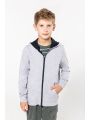 Sweater KARIBAN Kindersweater met rits en capuchon voor bedrukking &amp; borduring