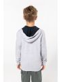 Sweat-shirt personnalisable KARIBAN Sweat-shirt zippé capuche enfant