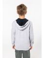 Sweater KARIBAN Kindersweater met rits en capuchon voor bedrukking &amp; borduring