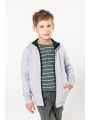 KARIBAN Kinder KAPUZENSWEATSHIRT mit Reißverschluss Sweatshirt personalisierbar