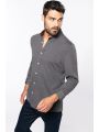 Chemise personnalisable KARIBAN Chemise jacquard manches longues