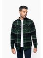 Veste personnalisable KARIBAN Surchemise à carreaux doublée sherpa homme