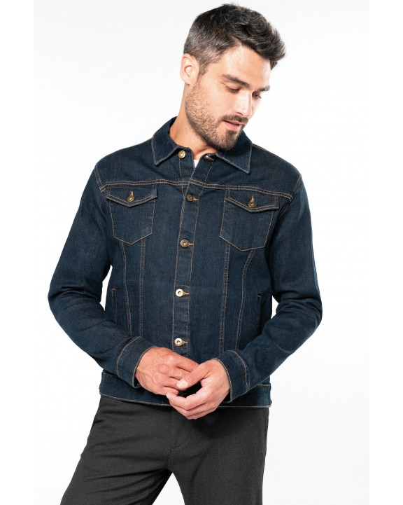 Veste personnalisable KARIBAN Blouson denim non doublé homme