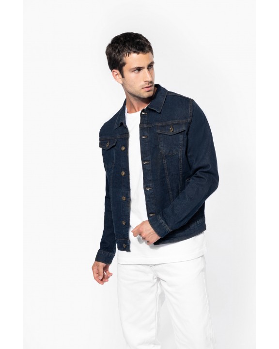 Veste personnalisable KARIBAN Blouson denim non doublé homme