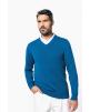 Pullover KARIBAN Premium-Pullover mit V-Ausschnitt personalisierbar