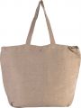 Tote bag personnalisable KIMOOD Grand sac en juco avec doublure intérieure