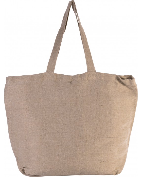 Tote bag personnalisable KIMOOD Grand sac en juco avec doublure intérieure