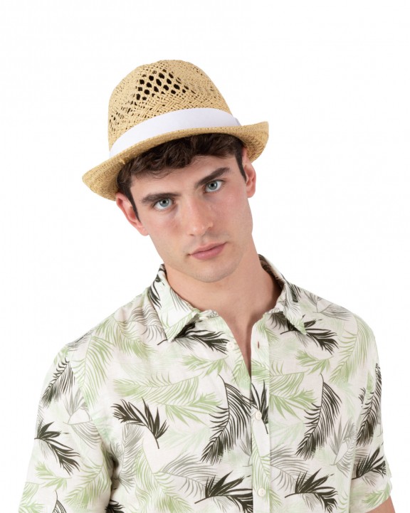 Casquette personnalisable K-UP Chapeau de paille style Panama