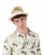 K-UP Strohhut im Panama-Stil Kappe personalisierbar