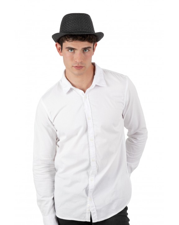 K-UP Strohhut im Panama-Retro-Stil Kappe personalisierbar