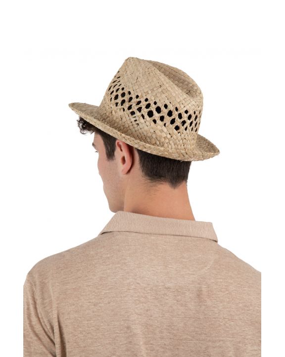 Petje K-UP Gevlochten Panama-hoed voor bedrukking & borduring