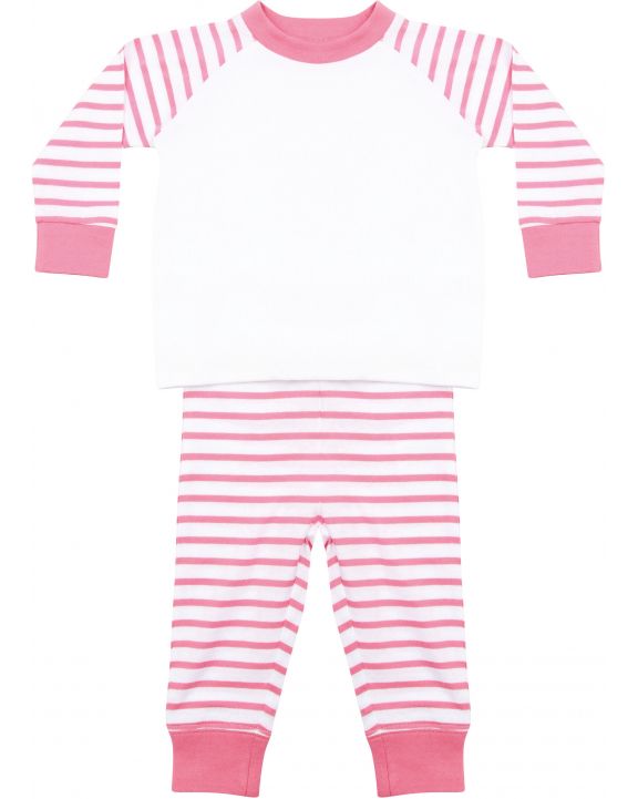 Baby artikel LARKWOOD Striped pyjamas voor bedrukking & borduring