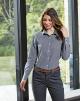 Hemd PREMIER Ladies' long sleeve microcheck gingham shirt voor bedrukking & borduring