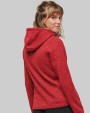 Veste personnalisable PROACT Veste à capuche chinée femme