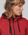 Veste personnalisable PROACT Veste à capuche chinée femme