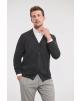 Pullover RUSSELL MEN'S V-NECK KNITTED CARDIGAN personalisierbar