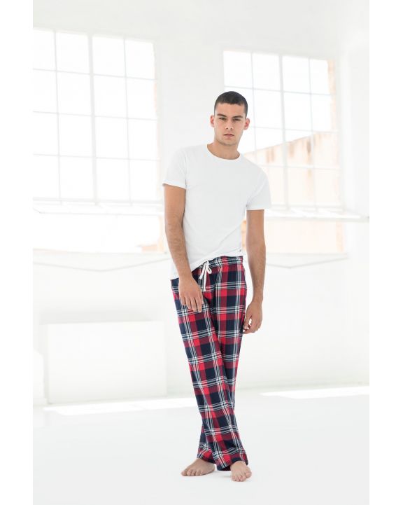 Broek SKINNIFIT Men's tartan lounge trousers voor bedrukking & borduring