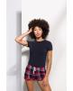 Bermuda & Short SKINNIFIT Women's Tartan Frill Lounge Shorts voor bedrukking & borduring
