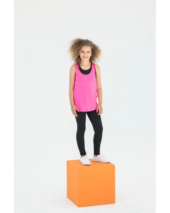 T-shirt SKINNIFIT Kids' fashion workout vest voor bedrukking & borduring