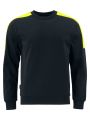 Sweater PROJOB 2125 SWEATER RONDE HALS MET FLUO INZETSTUKKEN voor bedrukking &amp; borduring