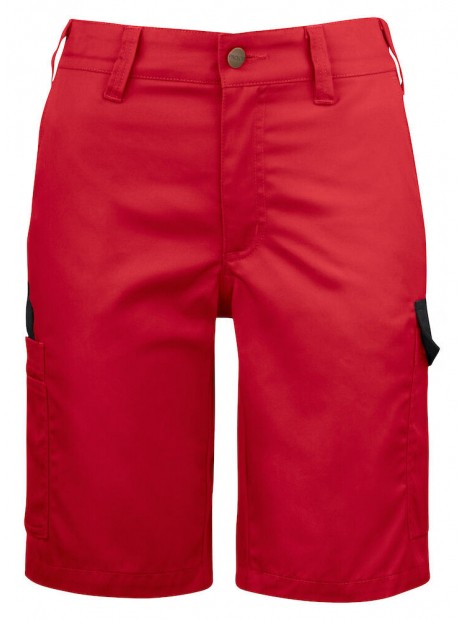 PROJOB 2529 SHORT PRIO POLYCOTON FEMME rouge personnalisable