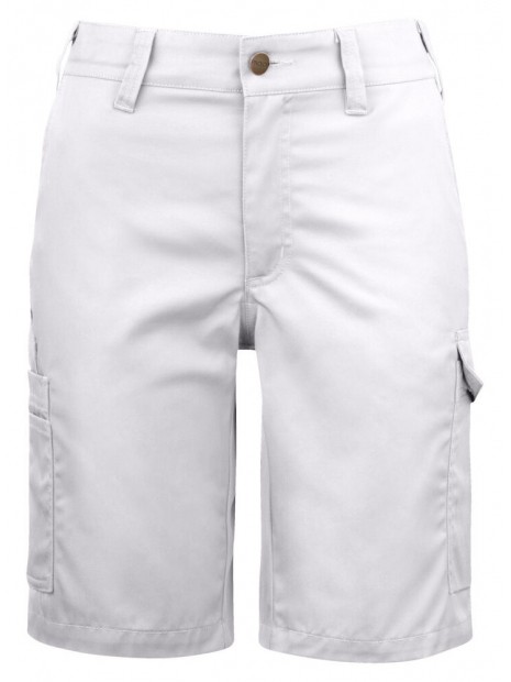 PROJOB 2529 SHORT PRIO POLYCOTON FEMME blanc personnalisable