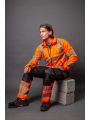 PROJOB 6105 LEICHTE SOFTSHELL JACKE EN ISO 20471 KLASSE 3 Softshell personalisierbar