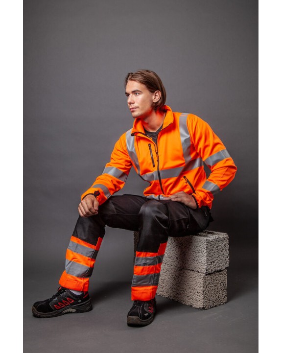 PROJOB 6105 LEICHTE SOFTSHELL JACKE EN ISO 20471 KLASSE 3 Softshell personalisierbar