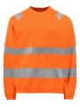 PROJOB 6106 SWEATSHIRT COL ROND - EN ISO 20471 CLASSE 3 orange personnalisable